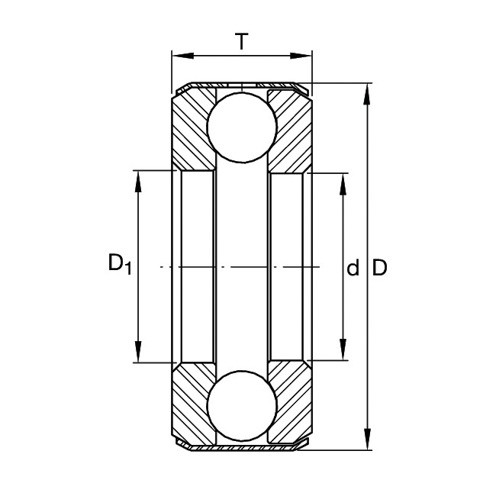 Экскиз подшипника INA (Schaeffler) D26